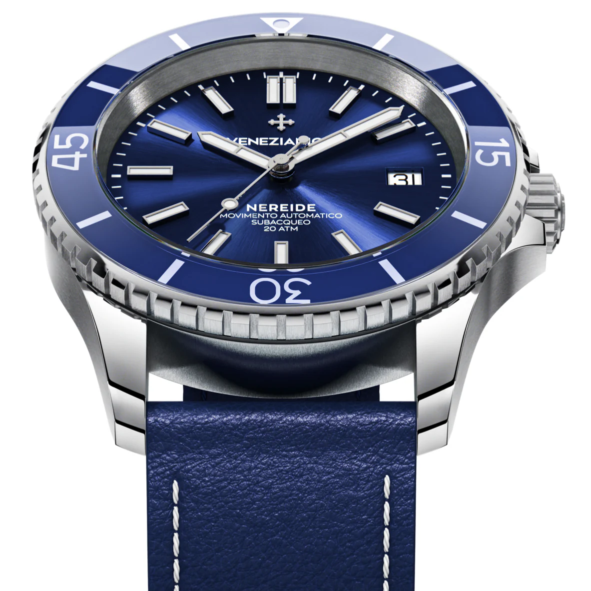 Venezianico Nereide 42 Men's Blue Watch - Image 2
