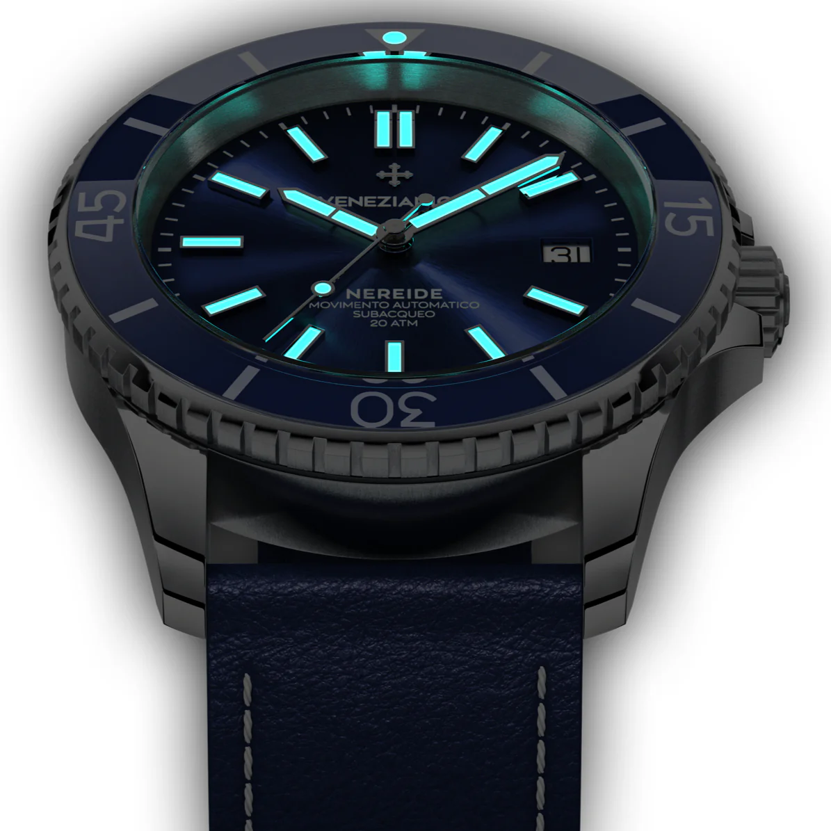 Venezianico Nereide 42 Men's Blue Watch - Image 3