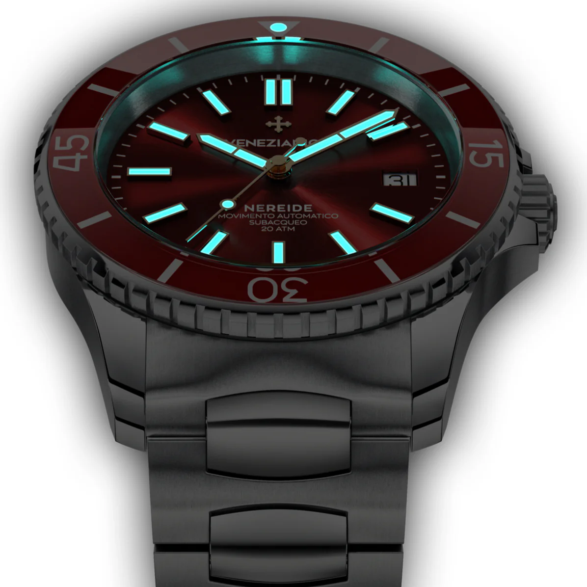 Venezianico Nereide 42 Men's Red Watch - Image 3