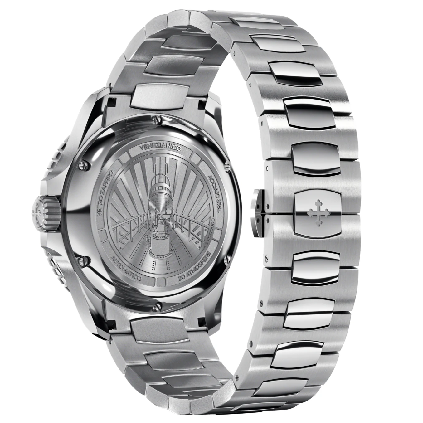 Venezianico Nereide 42 Men's Black Watch - Image 4