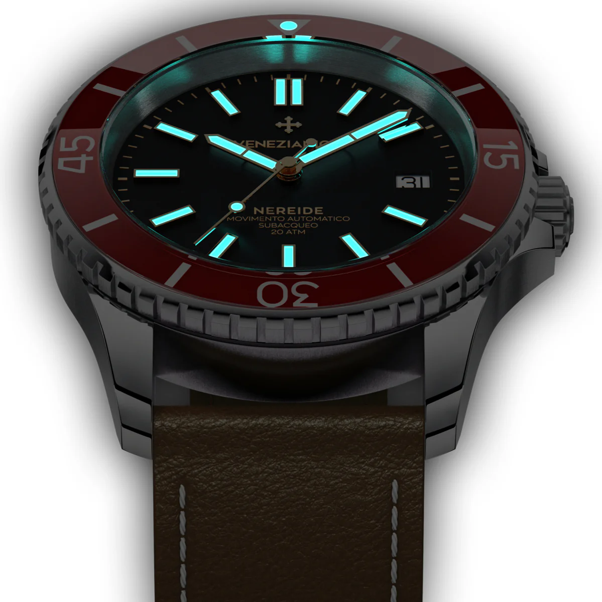 Venezianico Nereide 42 Men's Black Watch - Image 3