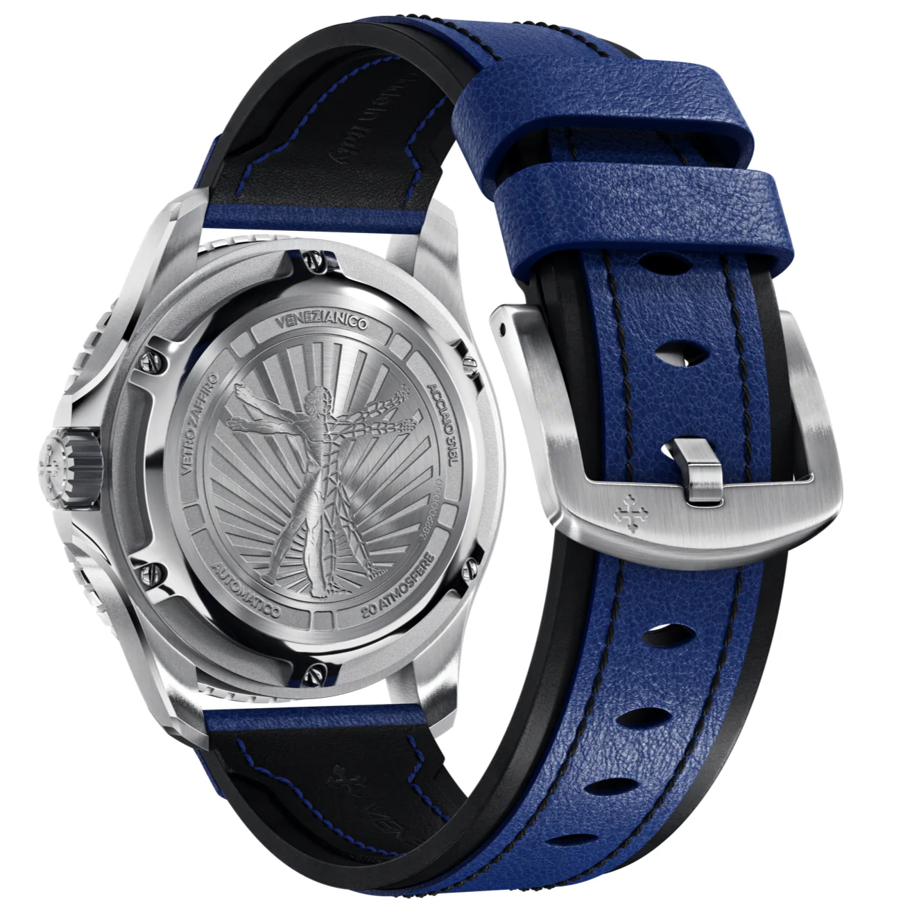 Venezianico Nereide Ultraleggero 42 Men's Blue Watch - Image 4