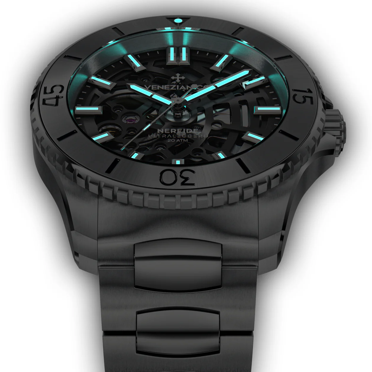 Venezianico Nereide Ultraleggero 42 Men's Silver Watch - Image 3