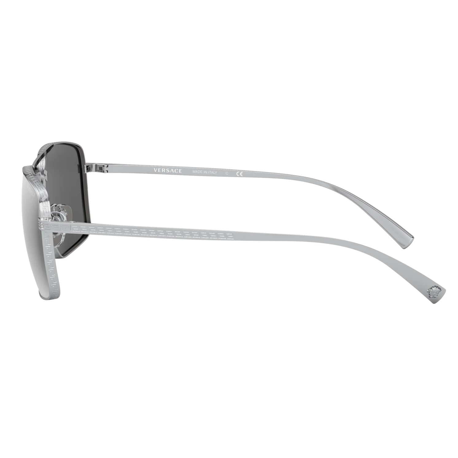 Versace (VER2) Men's Silver Sunglasses - Image 4