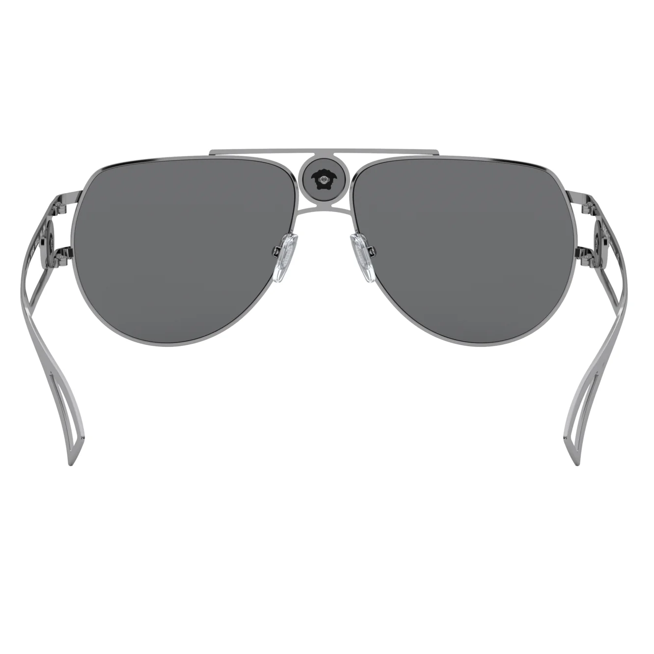 Versace (VER4) Men's Gunmetal Sunglasses - Image 5