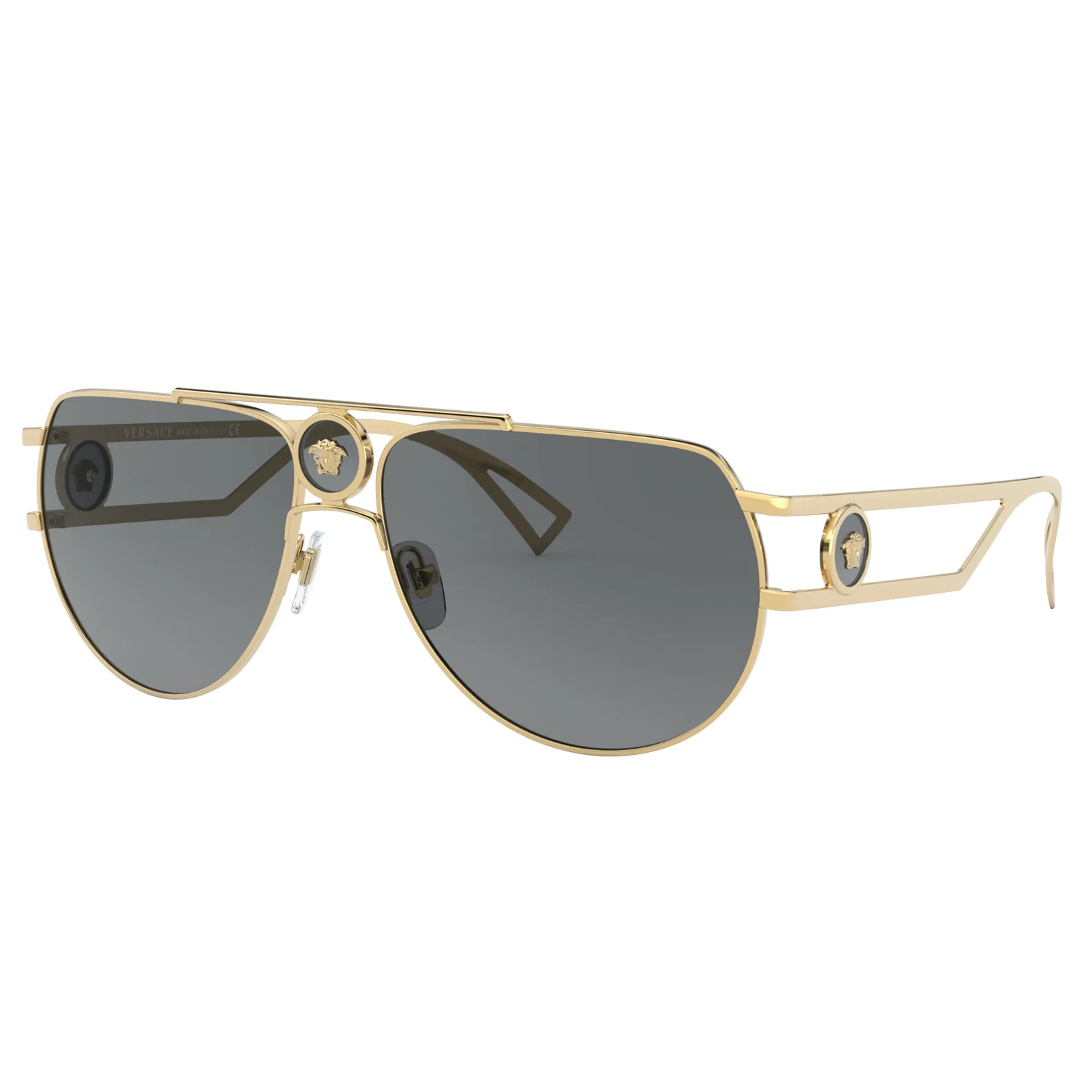 Versace (VER5) Men's Gold Sunglasses