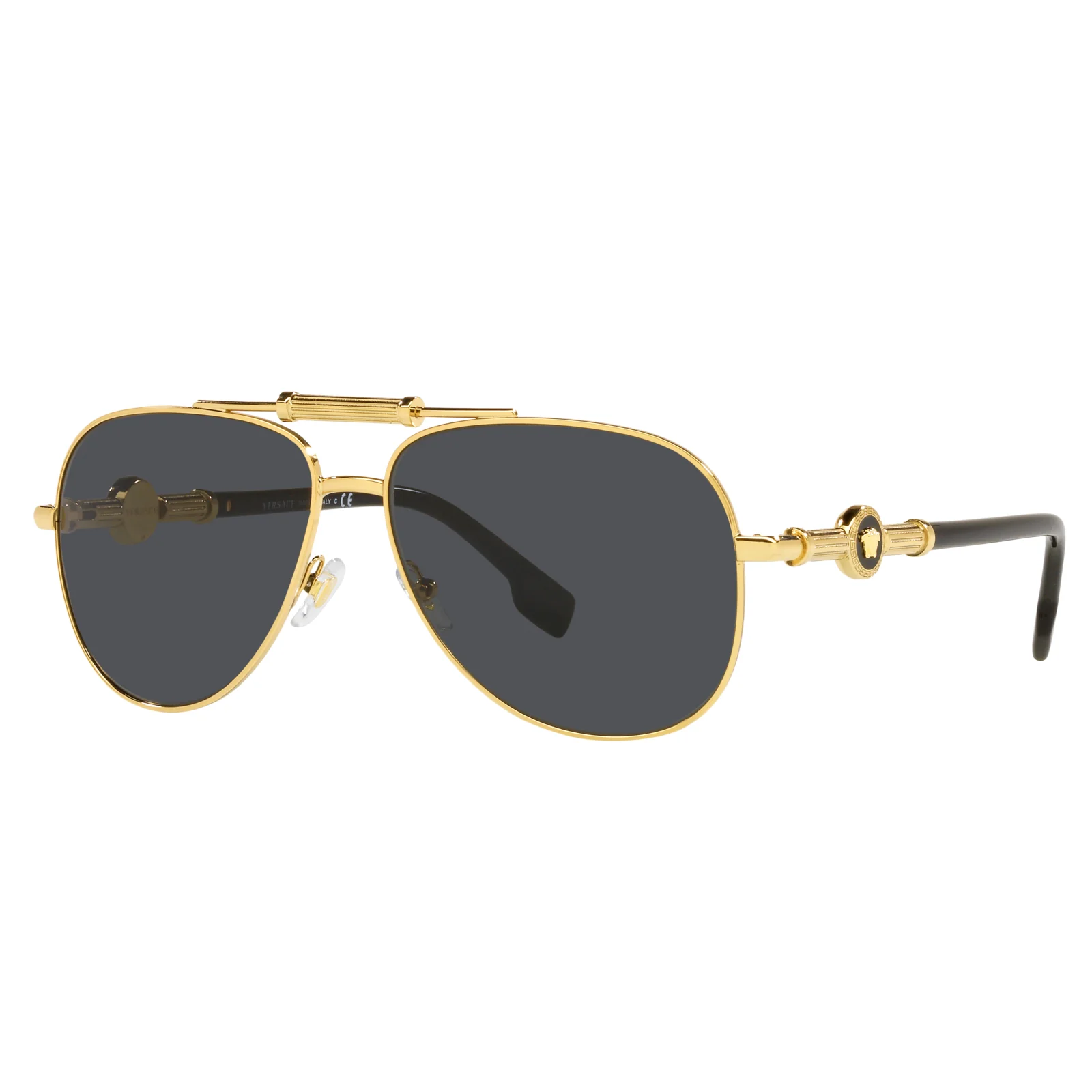 Versace (VER6) Unisex Gold Sunglasses