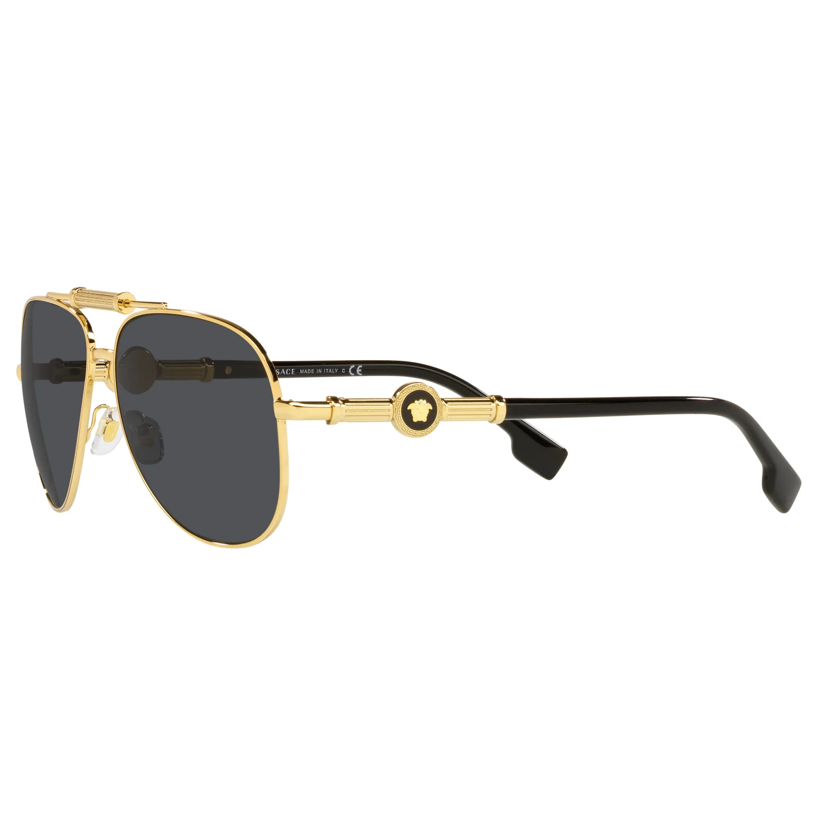 Versace (VER6) Unisex Gold Sunglasses - Image 3