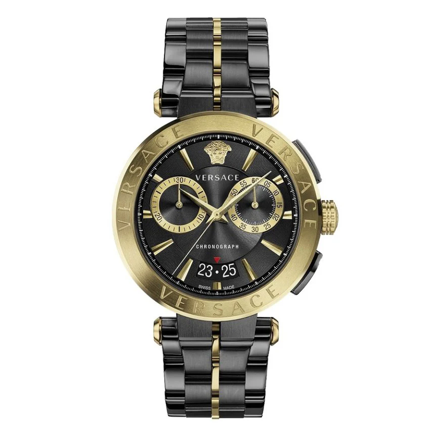 Versace Aion Chronograph Men's Black Watch