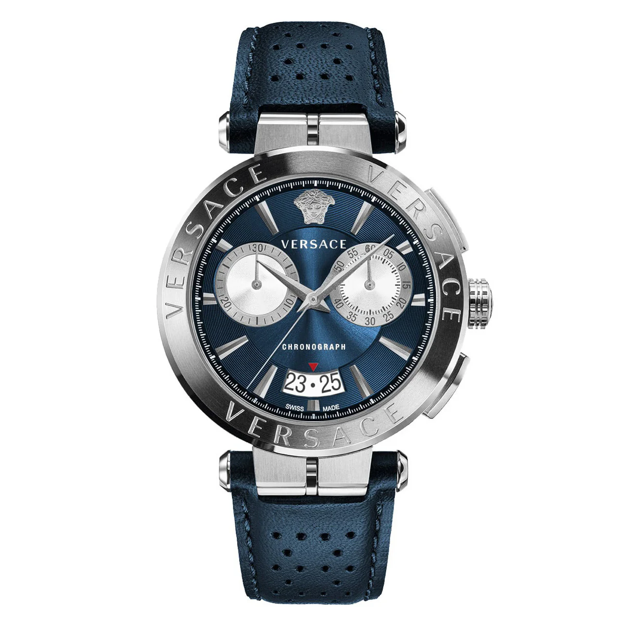 Versace Aion Chronograph Men's Blue Watch