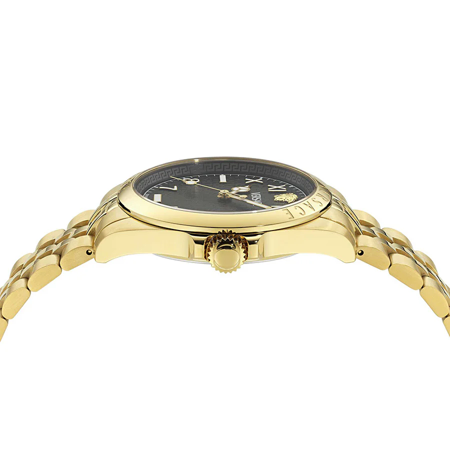 Versace Anteo 41mm Black Gold Men’s Dress Watch - Image 3