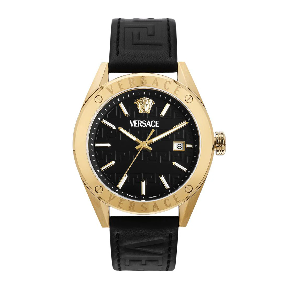 Versace Athletics 41mm Black Gold Men’s Dress Watch