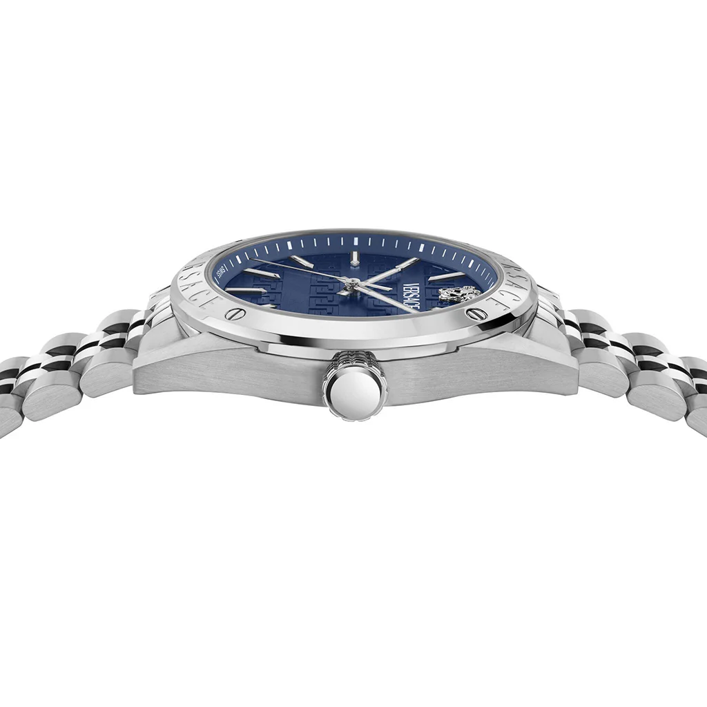 Versace Athletics 41mm Blue Dial Stainless Steel Men's Watch - Image 2