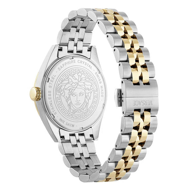 Versace Athletics 41mm Green Dial Two-Tone Men's Watch - Image 3