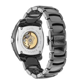 Versace Automatic DV One Ladies' Black Diamond Watch - Image 3