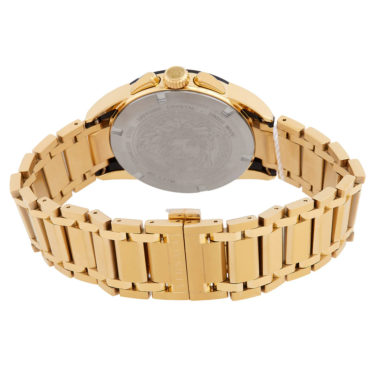 Versace Character 42mm Black Gold Men’s Chronograph Watch - Image 3