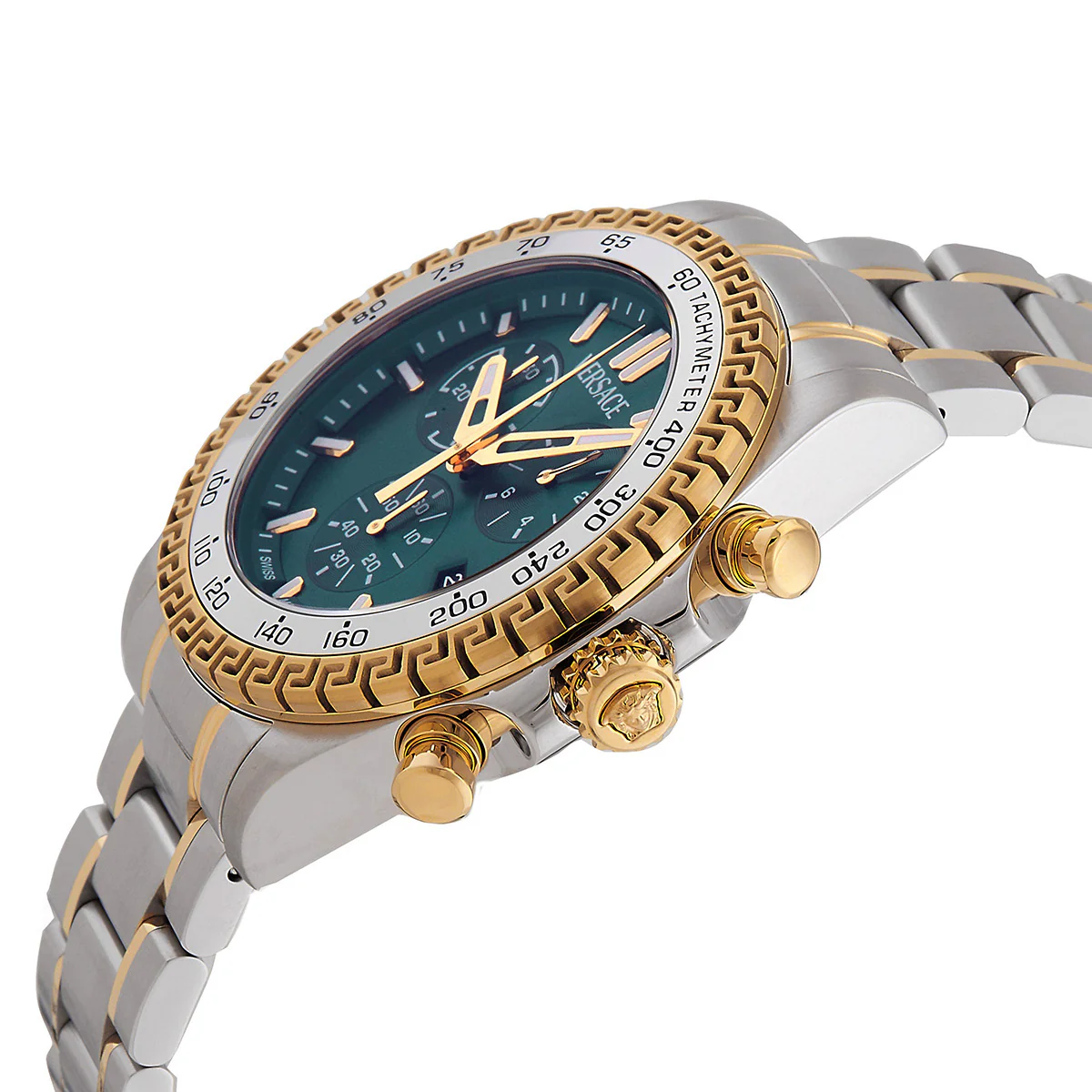 Versace Chrono X 44mm Green Men’s Chronograph Watch - Image 2