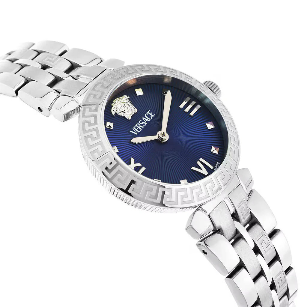 Versace Daphnis 32mm Blue Silver Ladies’ Dress Watch - Image 2