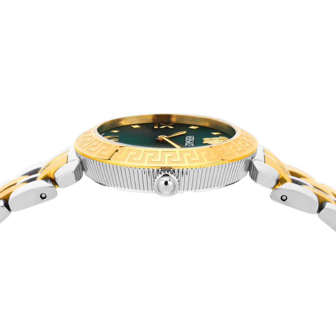 Versace Daphnis 32mm Green Two-Tone Ladies’ Dress Watch - Image 3