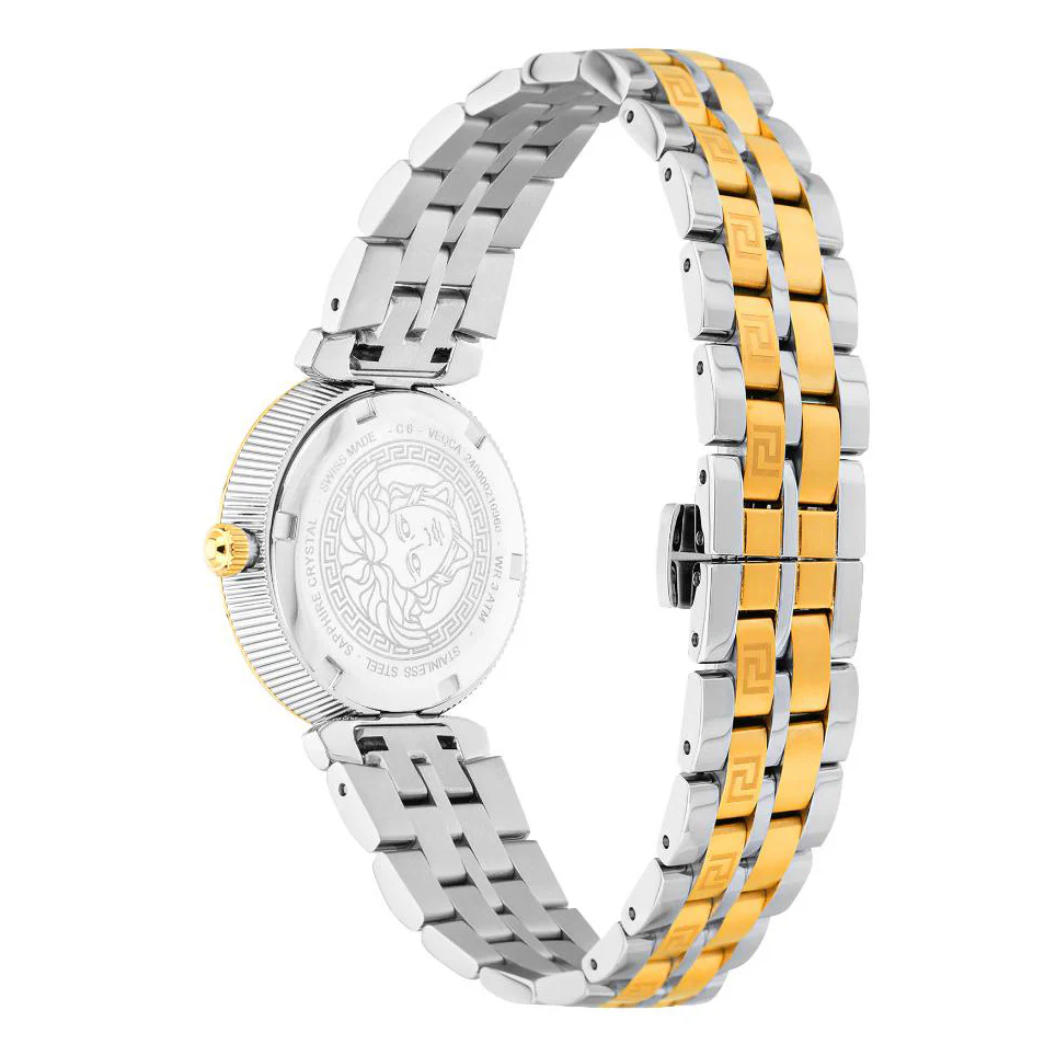Versace Daphnis 32mm Green Two-Tone Ladies’ Dress Watch - Image 4