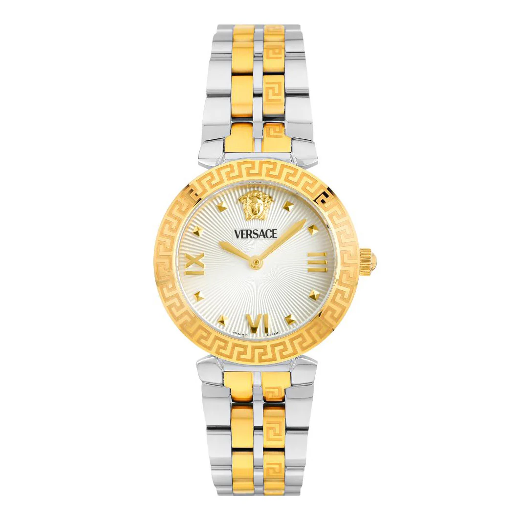 Versace Daphnis 32mm White Two-Tone Ladies’ Dress Watch