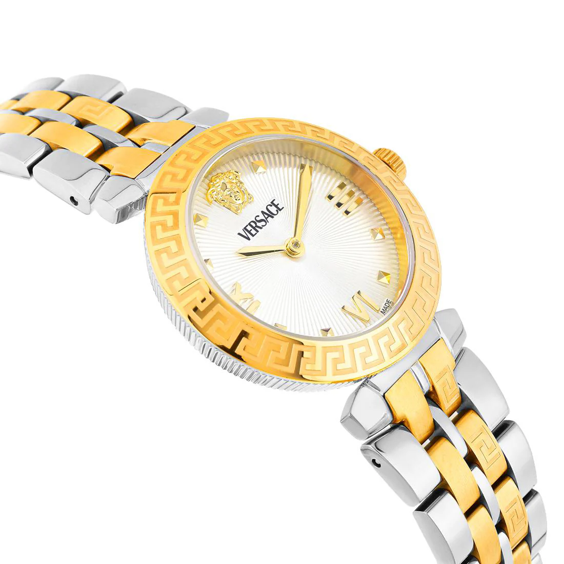 Versace Daphnis 32mm White Two-Tone Ladies’ Dress Watch - Image 2