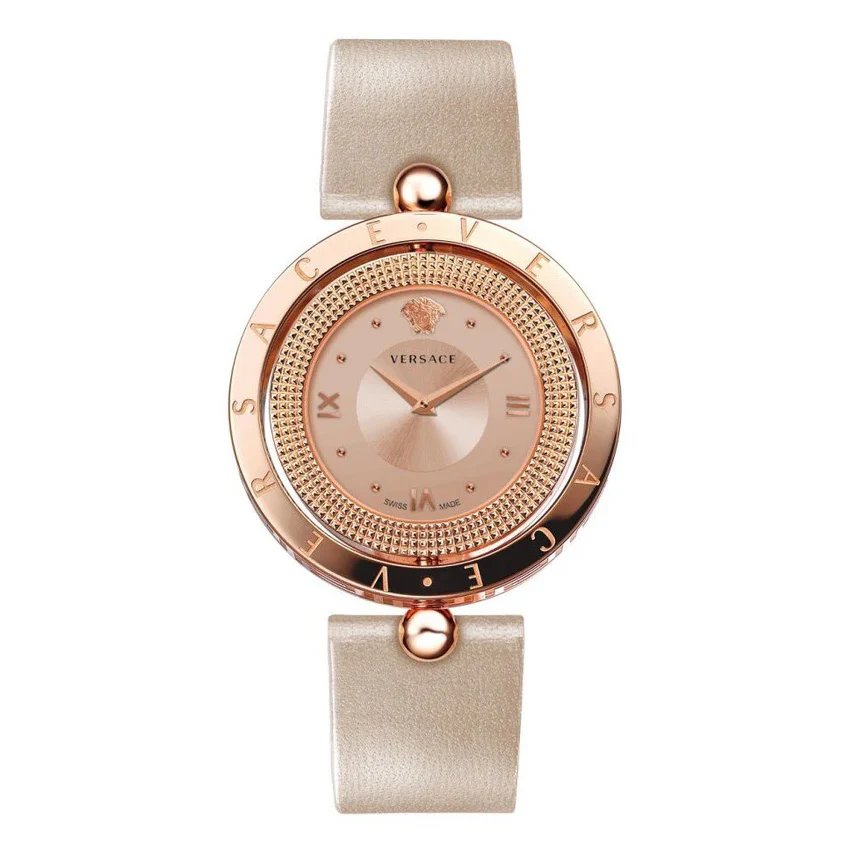 Versace Eon 33.5mm Ladies Rose Gold Watch