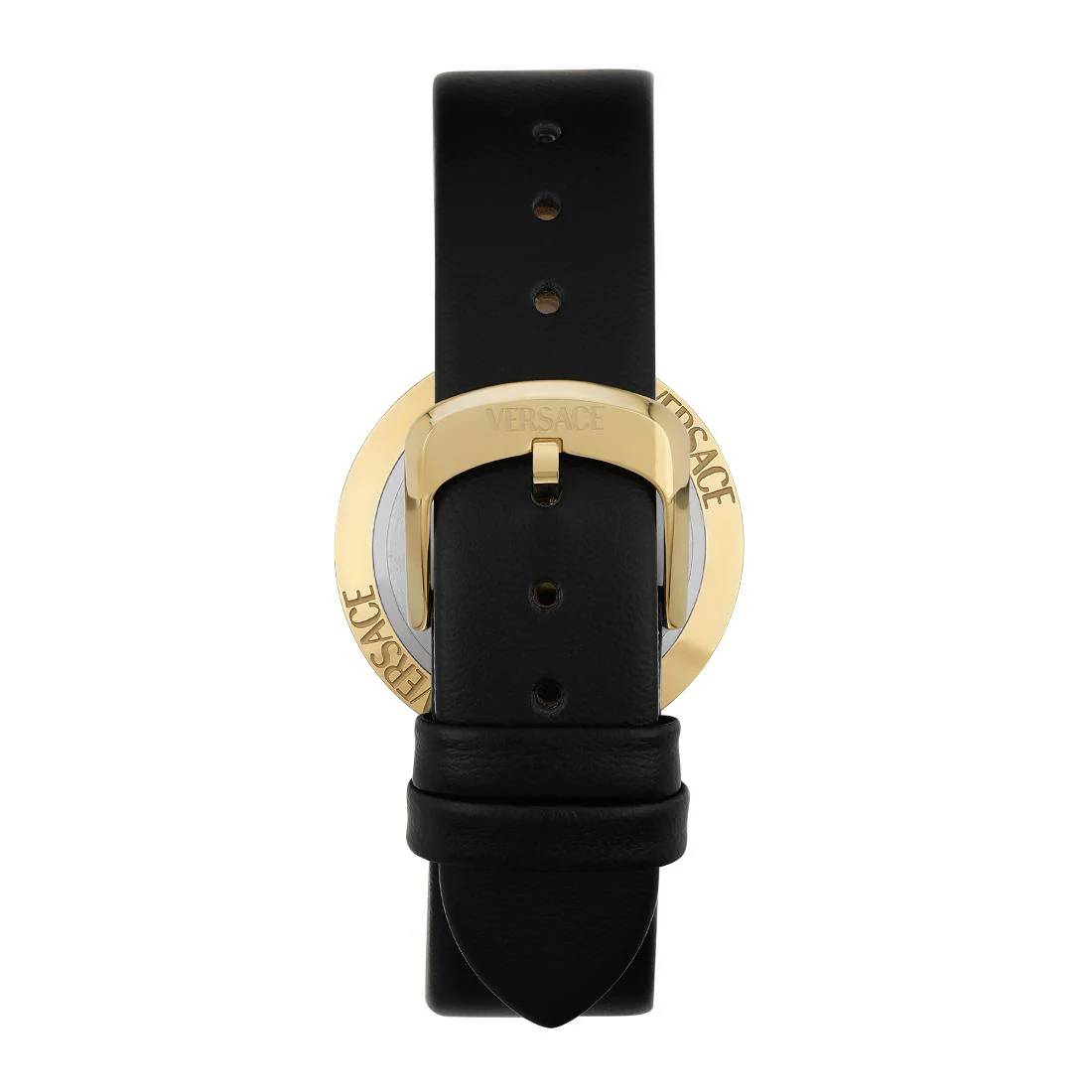 Versace Eon Restyling 33.5mm Ladies Black Leather Watch - Image 4
