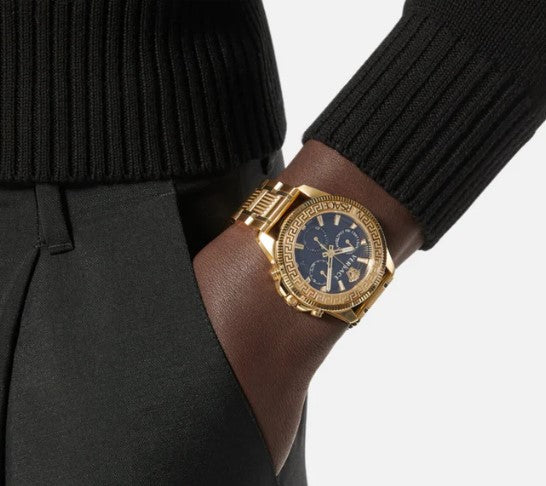 Versace Greca Action Chrono Men's Gold Watch - Image 4