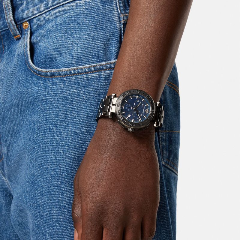 Versace Greca Chrono Men's Black Watch - Image 4