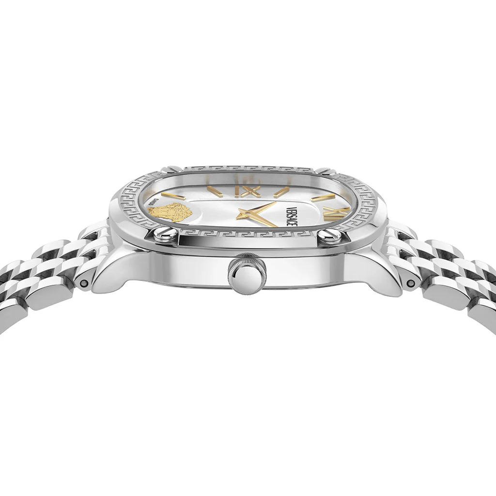 Versace Greca Couture 29mm Silver Ladies Dress Watch - Image 3