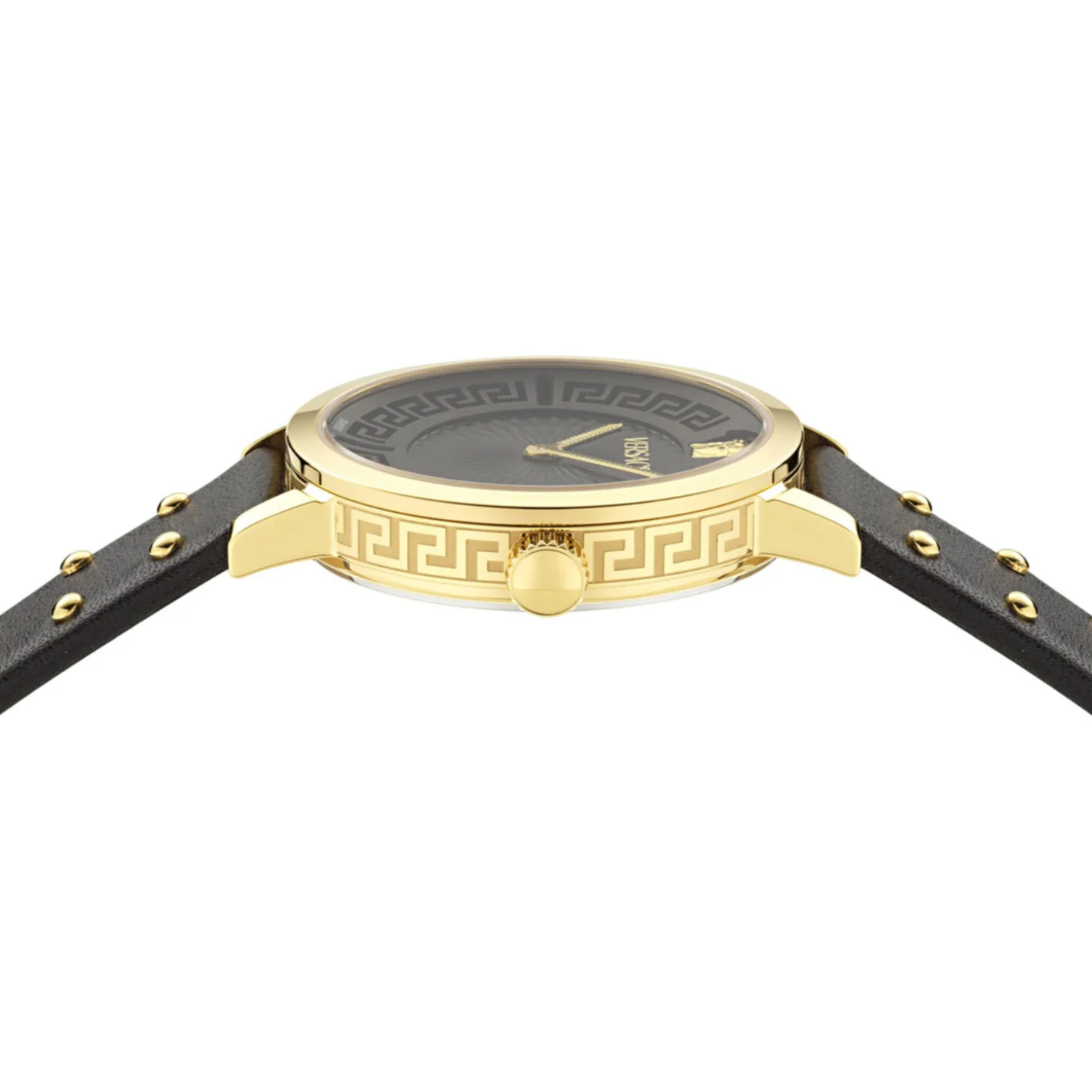 Versace Greca Fortuna 35mm Black Gold Ladies’ Dress Watch - Image 2