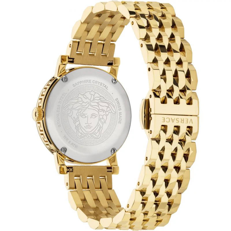 Versace Greca Glass Ladies Gold Watch - Image 2