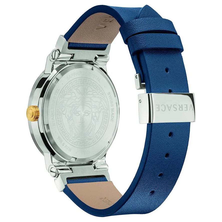 Versace Greca Logo Ladies' Blue Watch - Image 3