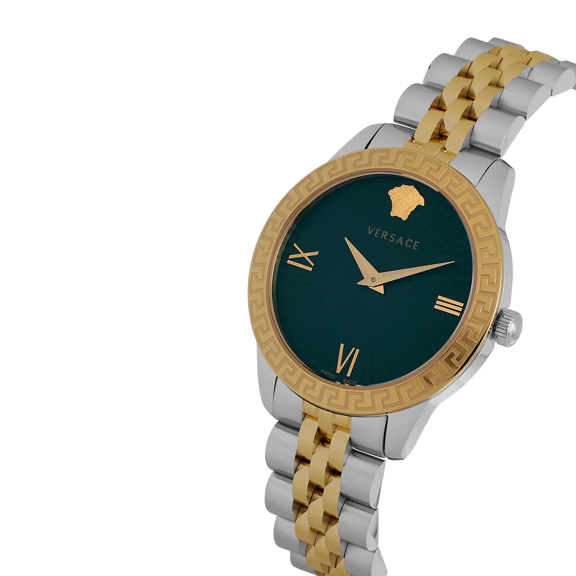 Versace Greca Signature Ladies Green Dial Watch - Image 2