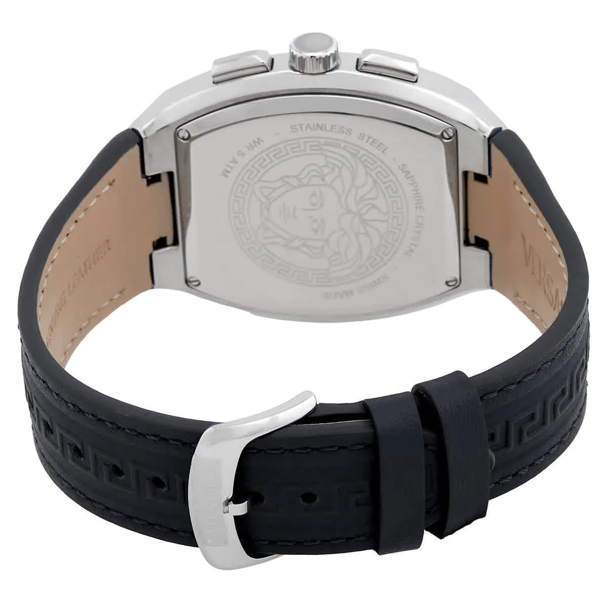 Versace Greca Sport 44mm Black Men’s Chronograph Watch - Image 3