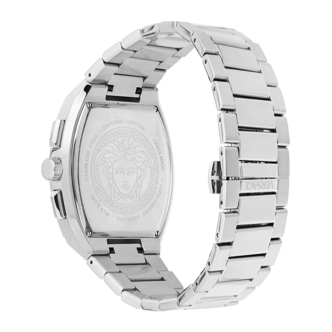 Versace Greca Sport 44mm Green Men’s Chronograph Watch - Image 3