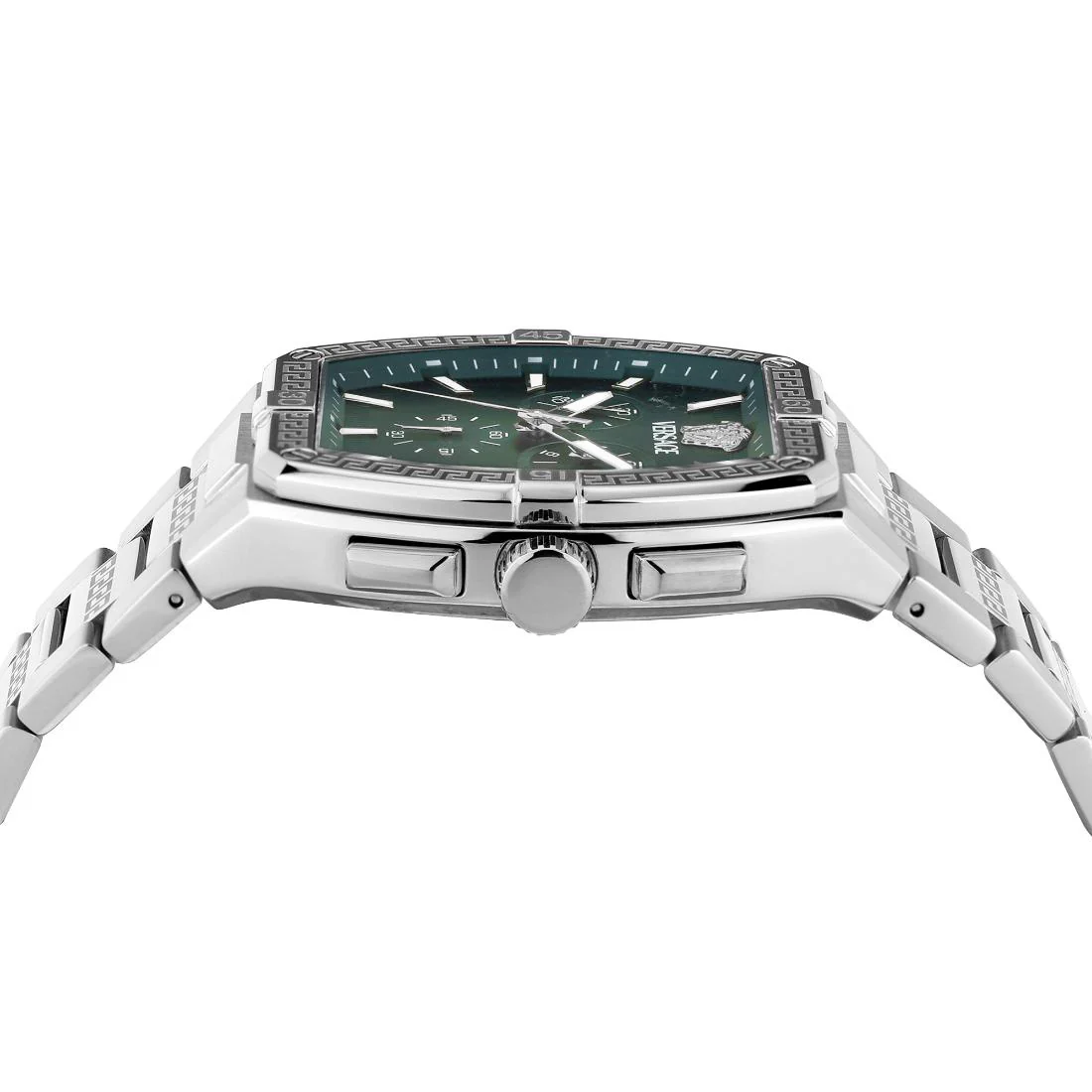 Versace Greca Sport 44mm Green Men’s Chronograph Watch - Image 4