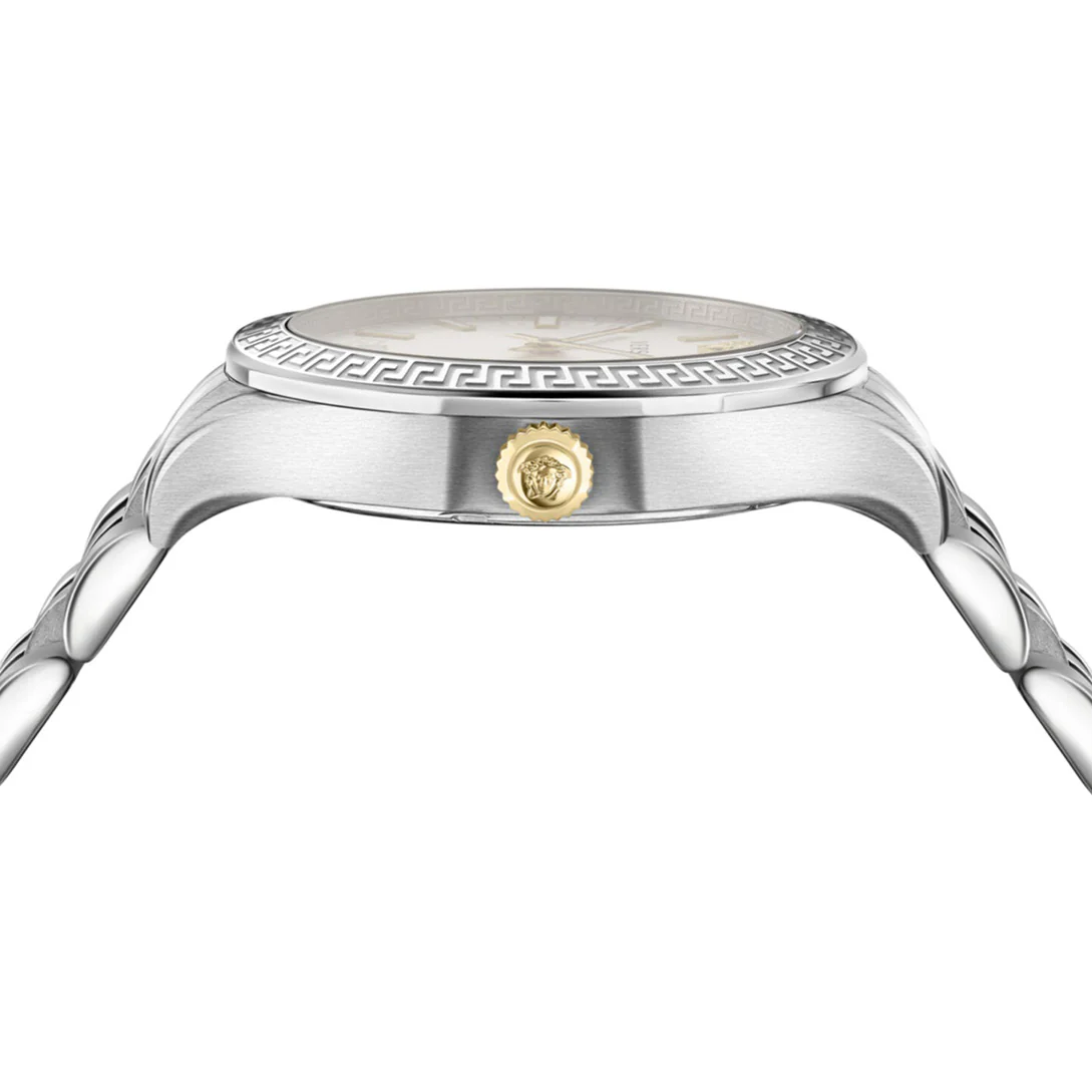 Versace Hellenyium 36mm White Dial Silver Ladies' Watch - Image 2