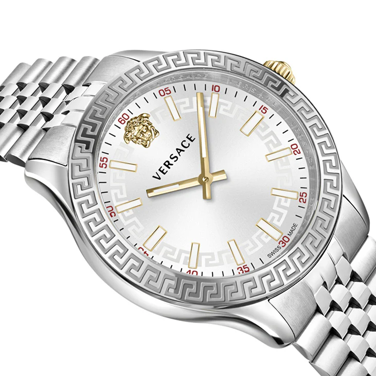 Versace Hellenyium 36mm White Dial Silver Ladies' Watch - Image 3