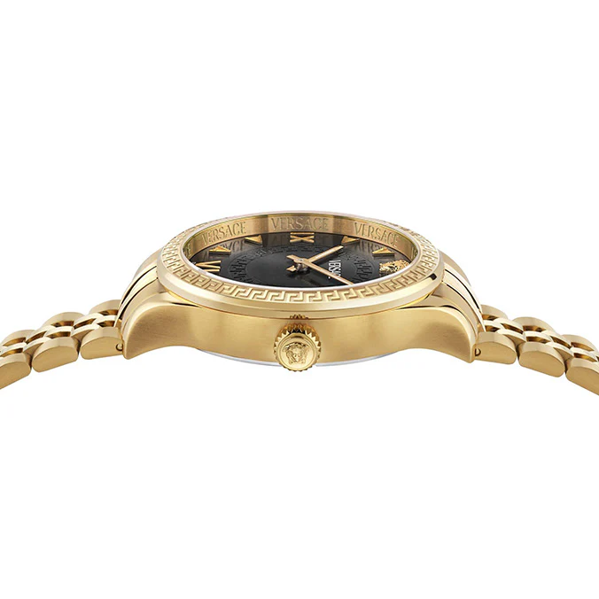 Versace Hellenyium Lady 35mm Black Dial Gold Ladies' Dress Watch - Image 3