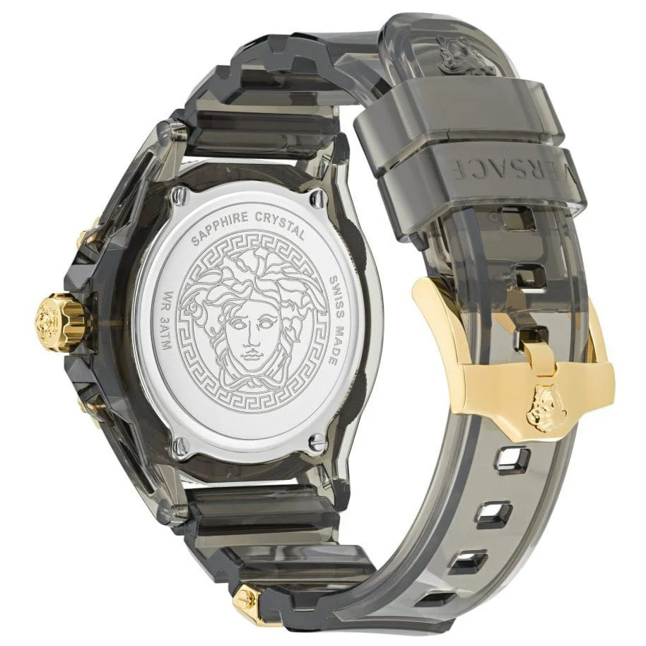 Versace Icon Active Indiglo Unisex Black Watch - Image 2