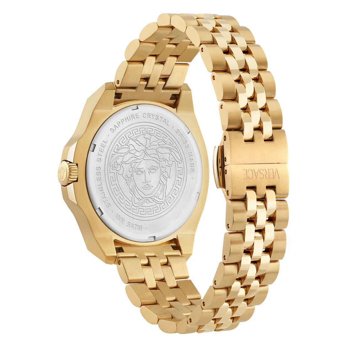 Versace Luxury 42mm White Gold Men’s Dress Watch - Image 3