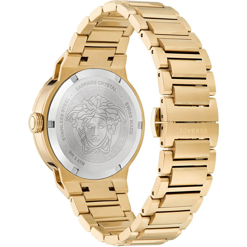 Versace Medusa Infinite Ladies Gold Watch - Image 3