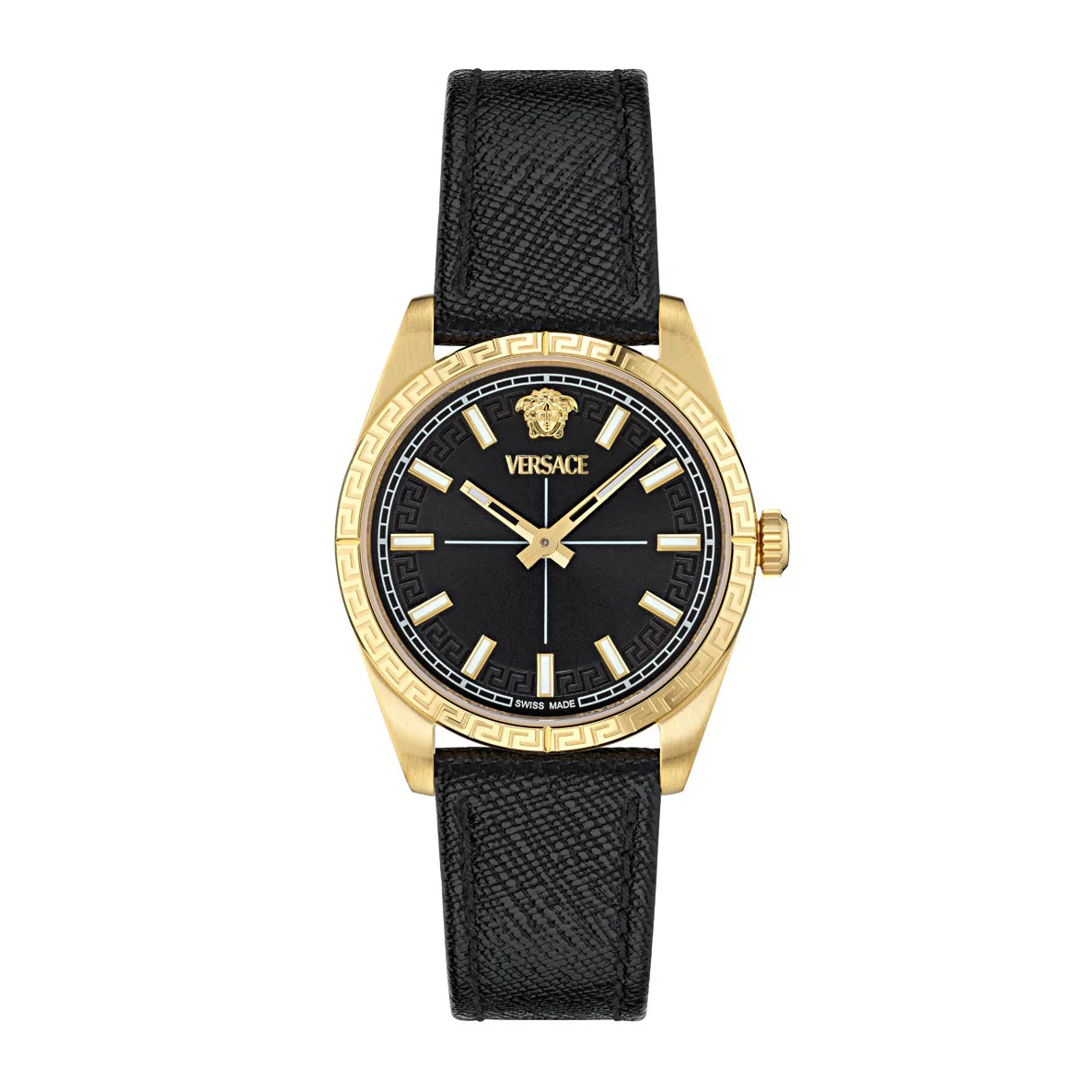 Versace Millenium 32mm Black Gold Ladies’ Dress Watch