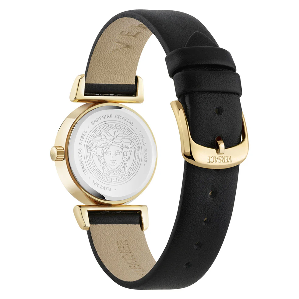Versace Mini Vanity 27mm Black Dial Ladies Dress Watch - Image 3
