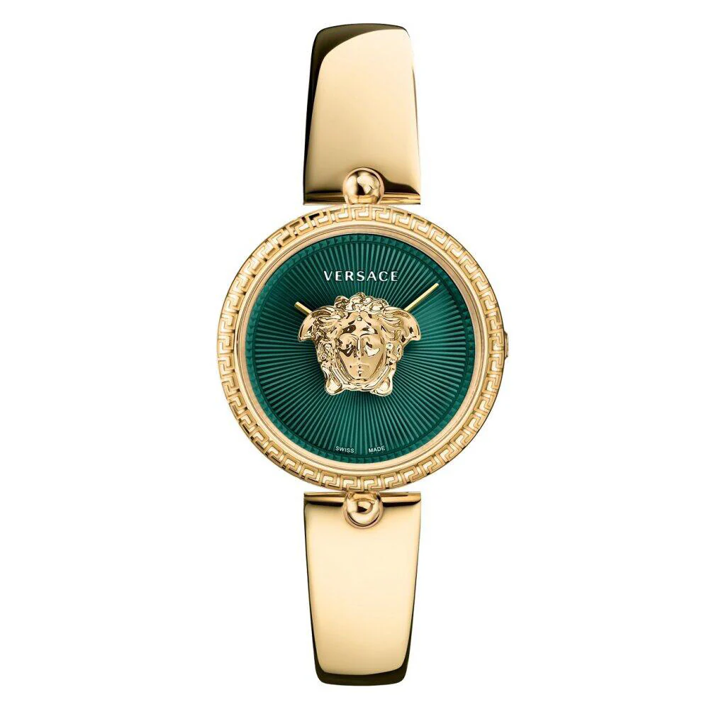 Versace Palazzo Empire 34mm Green Ladies’ Gold Stainless Steel Watch