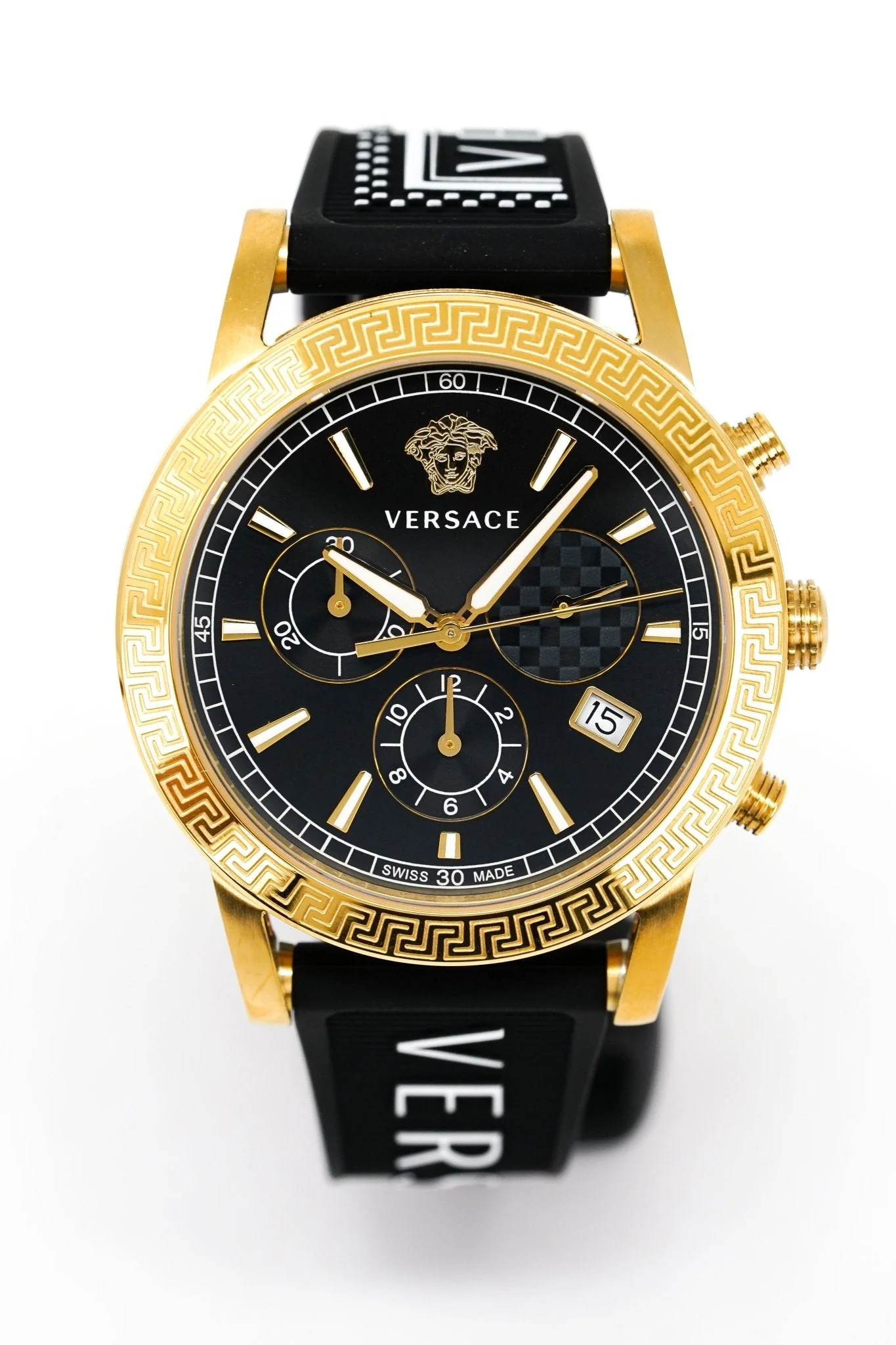 Versace Sports Tech Chronograph Gold Black - Image 6