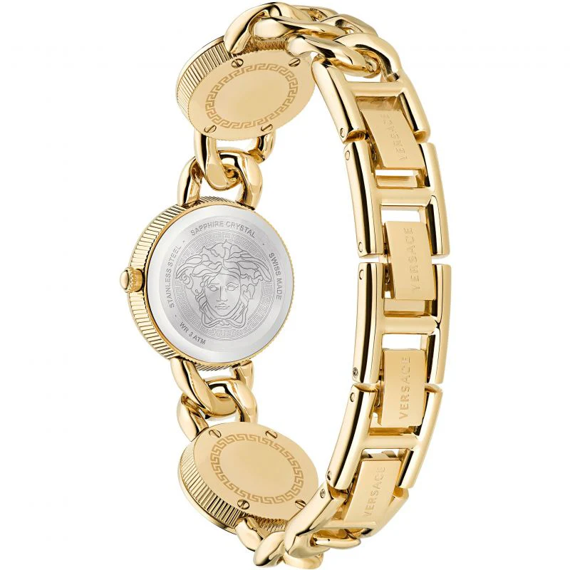 Versace Stud Icon Ladies Gold Watch - Image 3