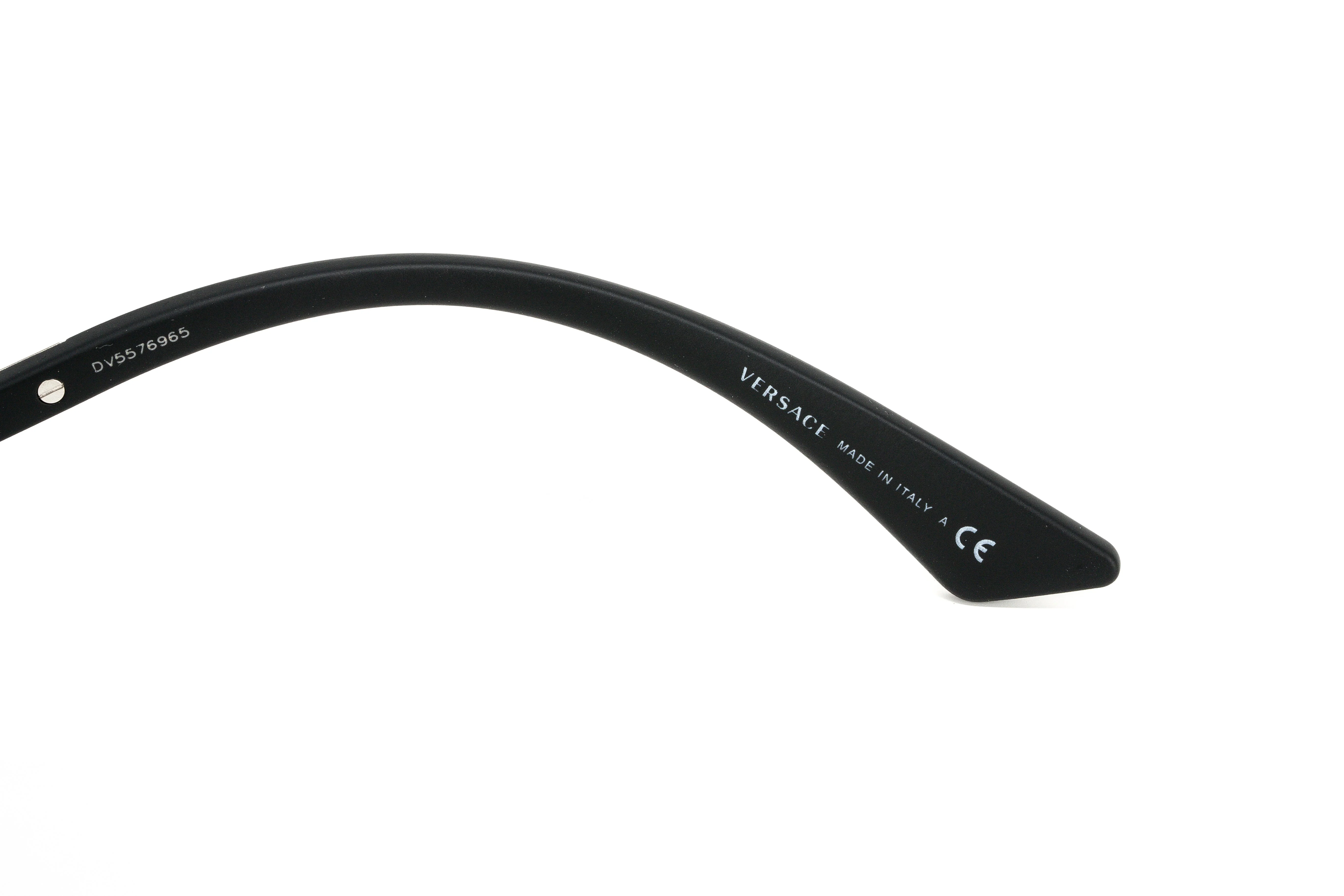 Versace Women's Sunglasses Rimless Shield Silver - Image 4